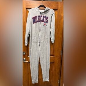 Gray University of Arizona Pajama onesie size small